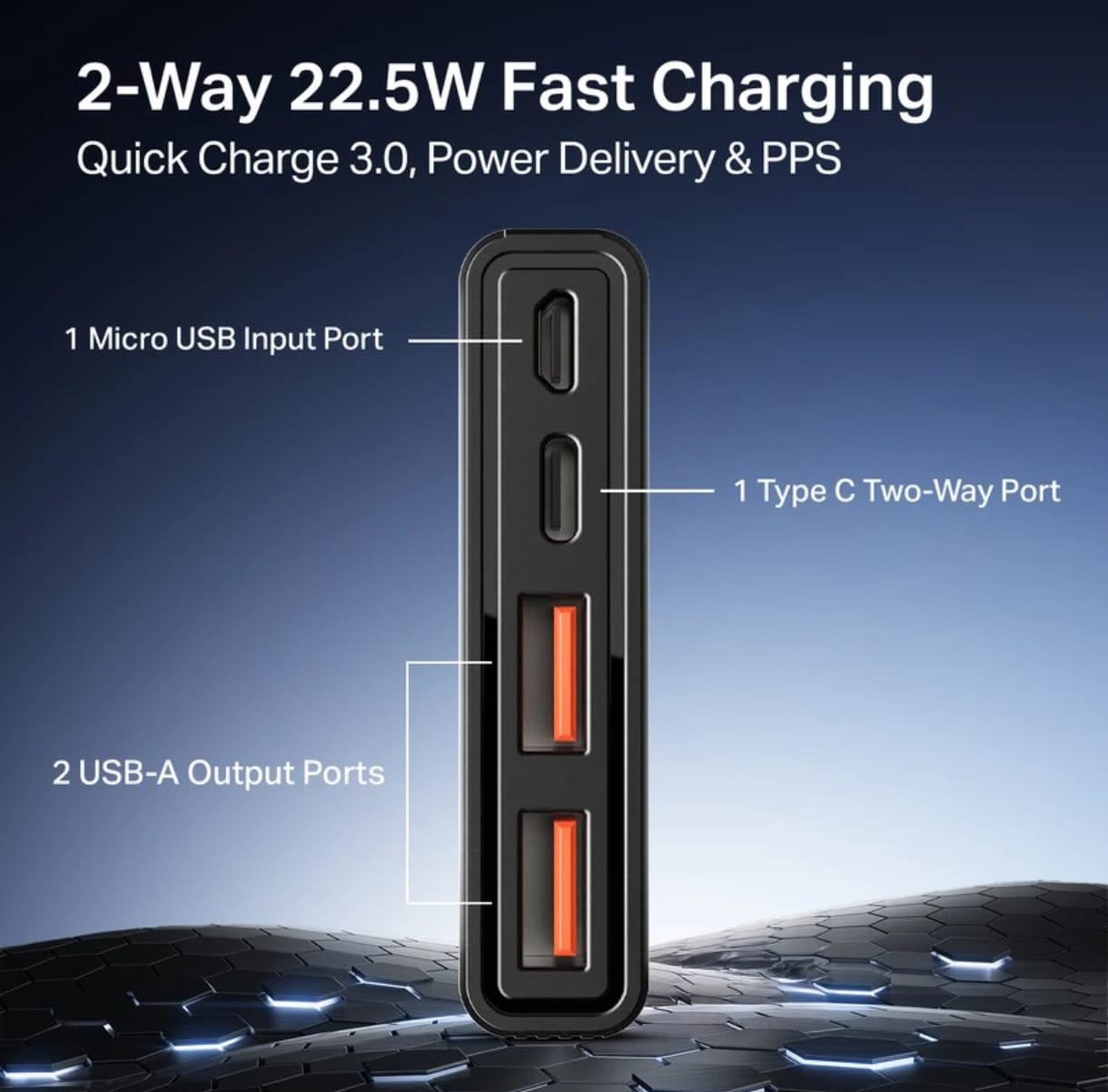 boAt 10000 mAh 22.5 W Power Bank  (Carbon Black, Lithium Polymer, Quick Charge 3.0 for Mobile) - Image 7