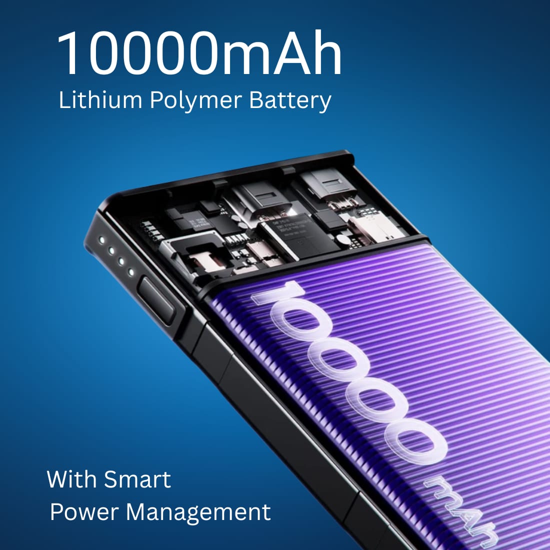 boAt 10000 mAh 22.5 W Power Bank  (Carbon Black, Lithium Polymer, Quick Charge 3.0 for Mobile) - Image 4