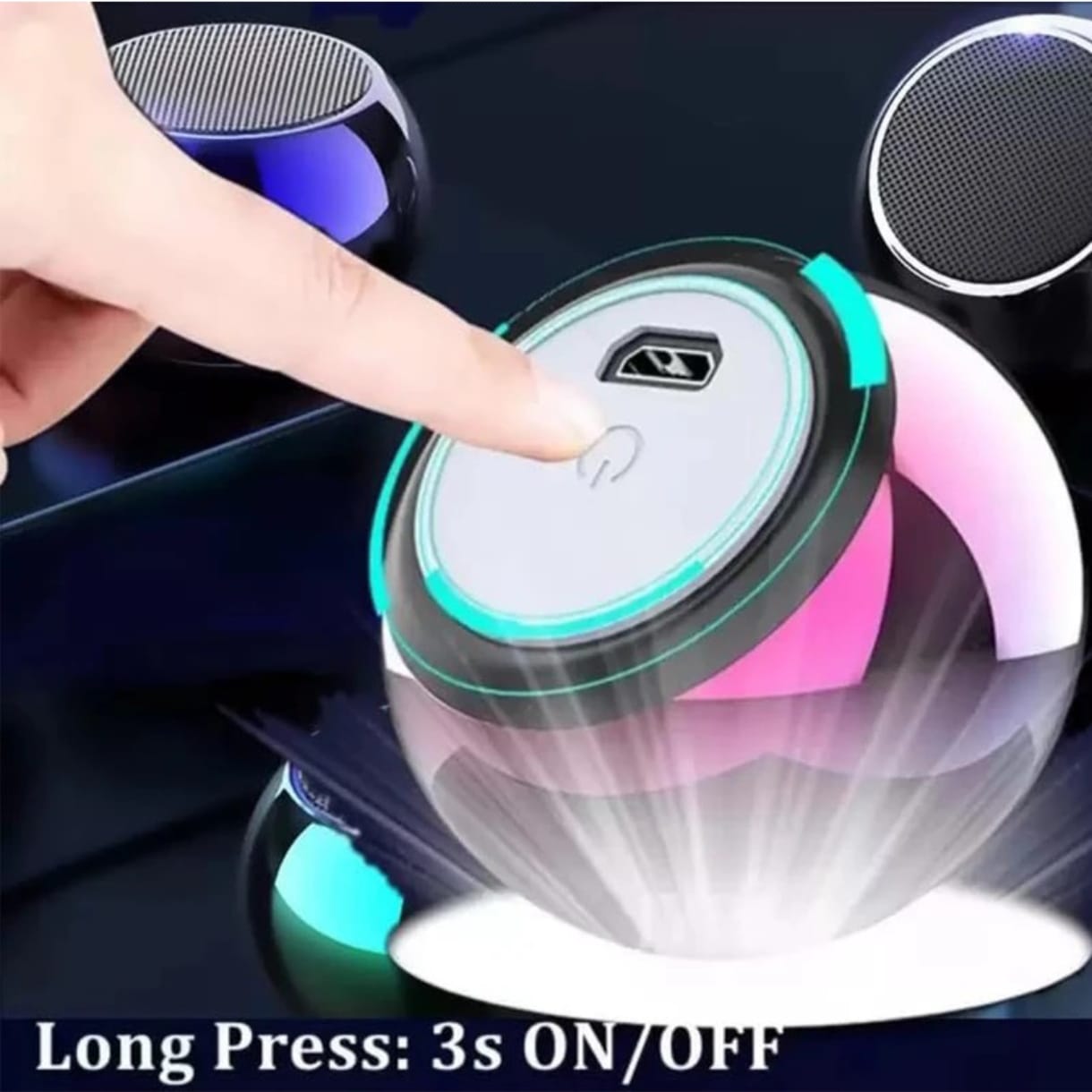 call M3 Portable Bluetooth Mini Dynamic Metal Sound 5 W Bluetooth Speaker  (Multicolor, Stereo Channel) - Image 3